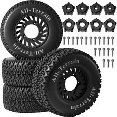 단거리 오프로드 트럭 타이어 휠 육각 커넥터, 2. 검정색, 1개