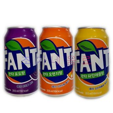 코카-콜라/환타 오렌지 파인애플 포도 제로 355ml x 24개/업소용, 02_환타 파인애플 제로 355ml x 24개, 24개