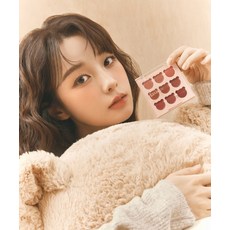 DASIQUE [브러쉬 증정] 무드 페인팅 립앤치크 팔레트, 04 로즈 컬러링, 1