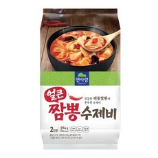 면사랑 2인용 얼큰 짬뽕 수제비, 394g, 3개