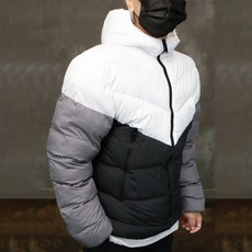 CONFIAR 男款拼色連帽羽絨外套 TC3522N