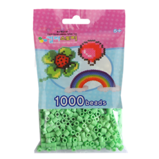컬러비즈 5mm55g1000개900원, S67_싱글비즈 연녹색, 1개