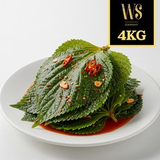 양념 깻잎 장아찌 업소용 대용량 2kg 4kg, 1개