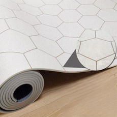 아기 롤매트 층간소음매트 거실 셀프시공 놀이방 유아 복도 베란다, 헥사곤베이지