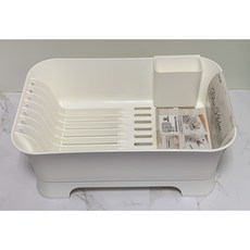 PEARL日本製 廚房碗盤瀝水架 碗盤收納, 1個, 白色