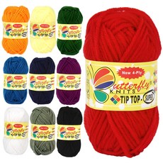 brandyarn Nabiyan 毛線 10入, 混合顏色