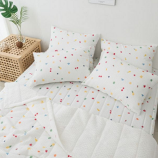 여름이불 과일패턴 간절기이불 카페트 겸 패드 베개커버