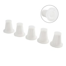 진공 청소기 액세서리 세척 가능 무선 휴대용 필터 차량용, 5pcs