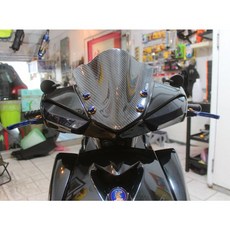 勁戰三代 四代 五代 卡夢衝鋒小盾 GP造型小盾 勁戰專用 中版風鏡 長風鏡 短風鏡 鍛造碳纖維 3K斜紋 正碳纖維, 1個, 斜紋碳纖維,風鏡+標準鐵螺絲