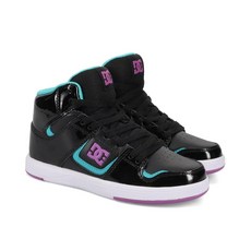 [빠른배송] DC 여아용 스니커즈 스케이트 슈즈 Blk/Pur/Mnt 4.5 큰 아이