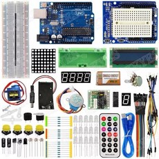 Arduino UNO入門套件 R3開發學習實驗基礎Kit單片模版 開發迷你實驗室 LAB 科學, 1個, UNO R3 入門套件組