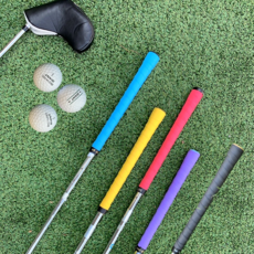 티르비 파워 쫀쫀 골프 배드민턴 오버그립 미끄럼방지 그립테이프, 1세트, 옐로우 5+ 퍼플 5