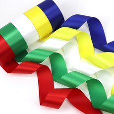 (JE) 오색 컷팅테이프 3cmX5색 1세트 커팅 리본 행사, 단품, 단품
