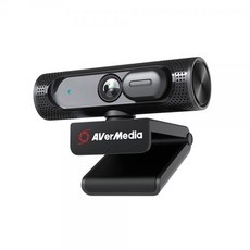 AVERMEDIA 에버미디어 200만 웹캠 FHD 60fps 화상카메라 마이크내장 PW315, 블랙