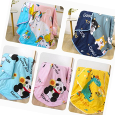 먼지없는이불 오색달록동물차렵이불 어린이집 낮잠이불 사계절, 판다핑크