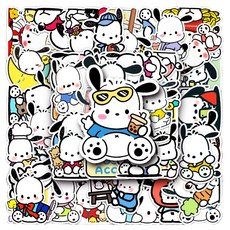 산리오 캐릭터 방수 스티커 (전 캐릭터 모음), 50개, 포차코