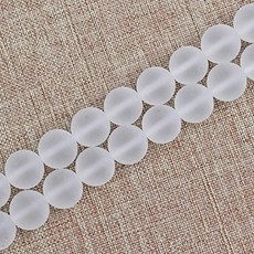 천연 원석 클리어 브라운 컬러 루즈 비즈 라운드 매끄럽고 투명한 쿼츠 주얼리 초커 목걸이 팔찌 귀걸이 제작 액세서리 1가닥 15.5인치 4mm 투명 164509, 무광 투명