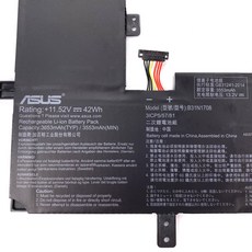 華碩 B31N1708 3芯 電池 VivoBook Flip 15 TP510UF TP510UQ 筆記型電腦電池, 1個