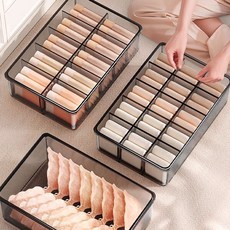 진컴퍼니 속옷 양말 정리함 투명 1개