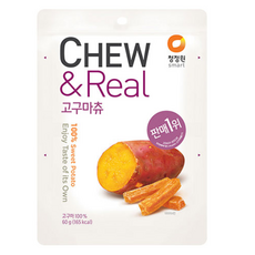 암환자간식 고구마말랭이 고구마100% 고구마츄 청정원 60g-5봉, 60g, 5개