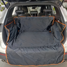 깔끔한 차량용 방수 애견 매트 트렁크 풀커버 카시트, 1개, 블랙