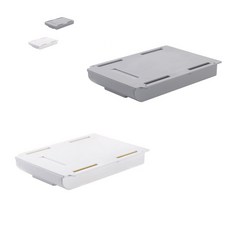 부착식서랍 책상정리 대형 부착식 다용도 히든 서랍 슬라이딩 수납 책상 붙이는 소형 트레이, 소