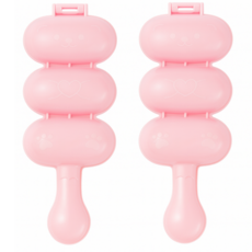 리빙스튜디오 3초 베어 주먹밥 메이커, 2개, 핑크베어