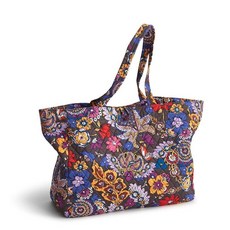 Vera Bradley 베라 브래들리 여성용 프리미엄 면 해서웨이 토트백 Coming Up Roses 단일 사이즈 264666
