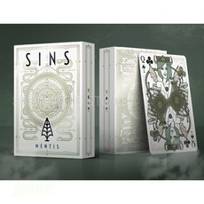 808 MAGIC SINS MENTIS 撲克牌魔術道具, 1個