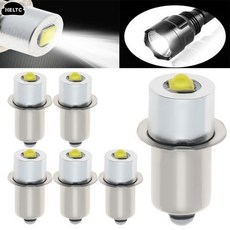 정원등LED 업그레이드 램프 전구 교체 토치 비상등 CD 셀 작동 150- 200LM P13.5S 3W DC3V-12V, 02 White Light 6-24V, 1개