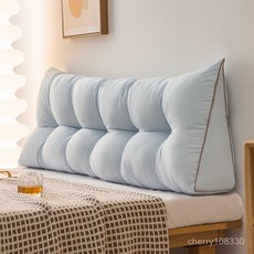 臺灣出貨 床頭枕 床頭靠墊 臥室靠墊 雙人加大床頭靠背 榻榻米軟包, 淺粉,0.6米(60*45*厚15)