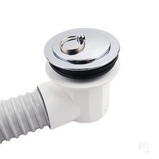 욕실 배수 배관용 L자형 욕조 배수구 공간절약형