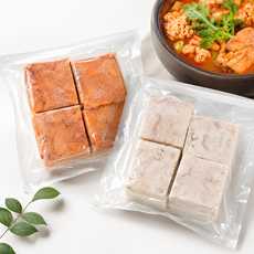 냉동 동태알 곤이 블록세트 알탕 해물탕용, 2세트, 명태곤이(큐브)500g+명태알(큐브)500g