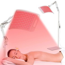 바디 페이스를 위한 LEDINO 레드 라이트 테라피 - 660nm 850nm 적외선 패널 3 in 1 LED 비드 램프 가정용 엄마를 선물 디어 아내 여동생 여자친구, White, 화이트
