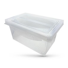 레파즈 케이지 대 크레스티드게코 레오파드게코 도마뱀 사육장, 몸통+뚜껑, 1개