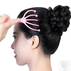 HCT 구슬두피마사지스틱 머리마사지기