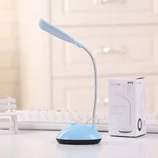 LED 책상 조명 눈 보호 독서 램프 AAA 배터리 구동 접이식 크리 에이 티브 야간 공부 침실