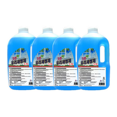 크린 유리세정제 창문 유리창 청소세제, 4개, 2500ml