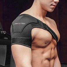 哆哆購 單邊護肩 運動防護 運動護具, 1個, 均碼,護肩黑色【左右通用】