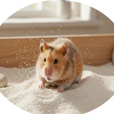 해피팜 햄스터 목욕 모래 500g 골든햄스터모래