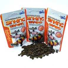 히카리 씽킹 와퍼 코리도라스 관상어사료, 25g, 3개