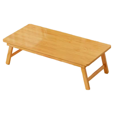 FASHION GOODS ELVES 楠竹折疊懶人桌 多功能床邊桌 穩固耐用易收納, 天然楠竹折疊桌