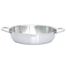 KOOZA 인덕션 통5중 커퍼코어 316 스텐 후라이팬 소테 양수 팬, 26cm, 1개