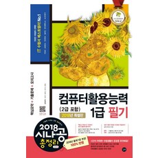 시나공 총정리컴퓨터활용능력 1급 필기(2급 포함)(2018)(8절):핵심요약+기출문제+모의고사, 길벗