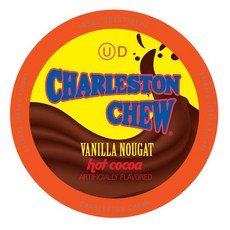 주니어 민트 핫 초콜릿 포드 맛 키우릭 K컵 커피머와 호환 가능 40개입 - 코코아, 찰스턴 츄 바닐라