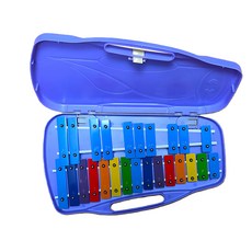 명창 실버스타 공명 실로폰25K(보라색)무지개 칼라 음판 [실.채포함], 1개, 보라색, 25판