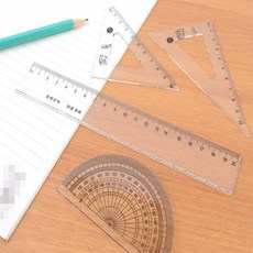 굿템 투명자세트 4P 각도자