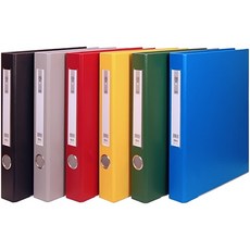 A4 합지3공링바인더 (명찰/D링/3cm) 3141, 적색