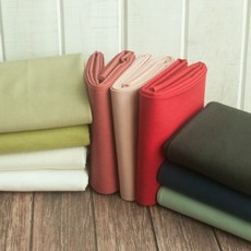 부드럽고 고급진 컬러워싱광목천 무지 10컬러, 올리브그린