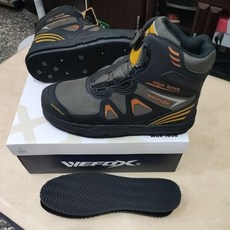 WEFOX WDX-1058 可換底旋鈕式磯釣鞋 毛氈加釘防滑 附贈橡膠底, 黑紅,防滑菜瓜布加釘 鞋底 請備註尺寸